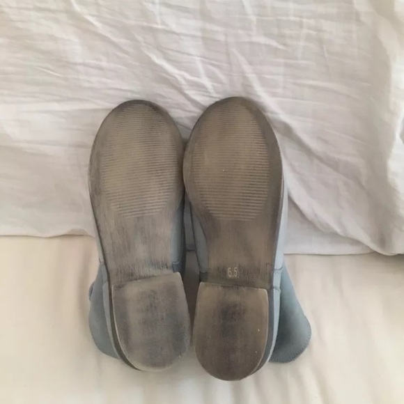 SOLD‼️New Steve Madden Boots Blue Leather Booties - Picture 4 of 6